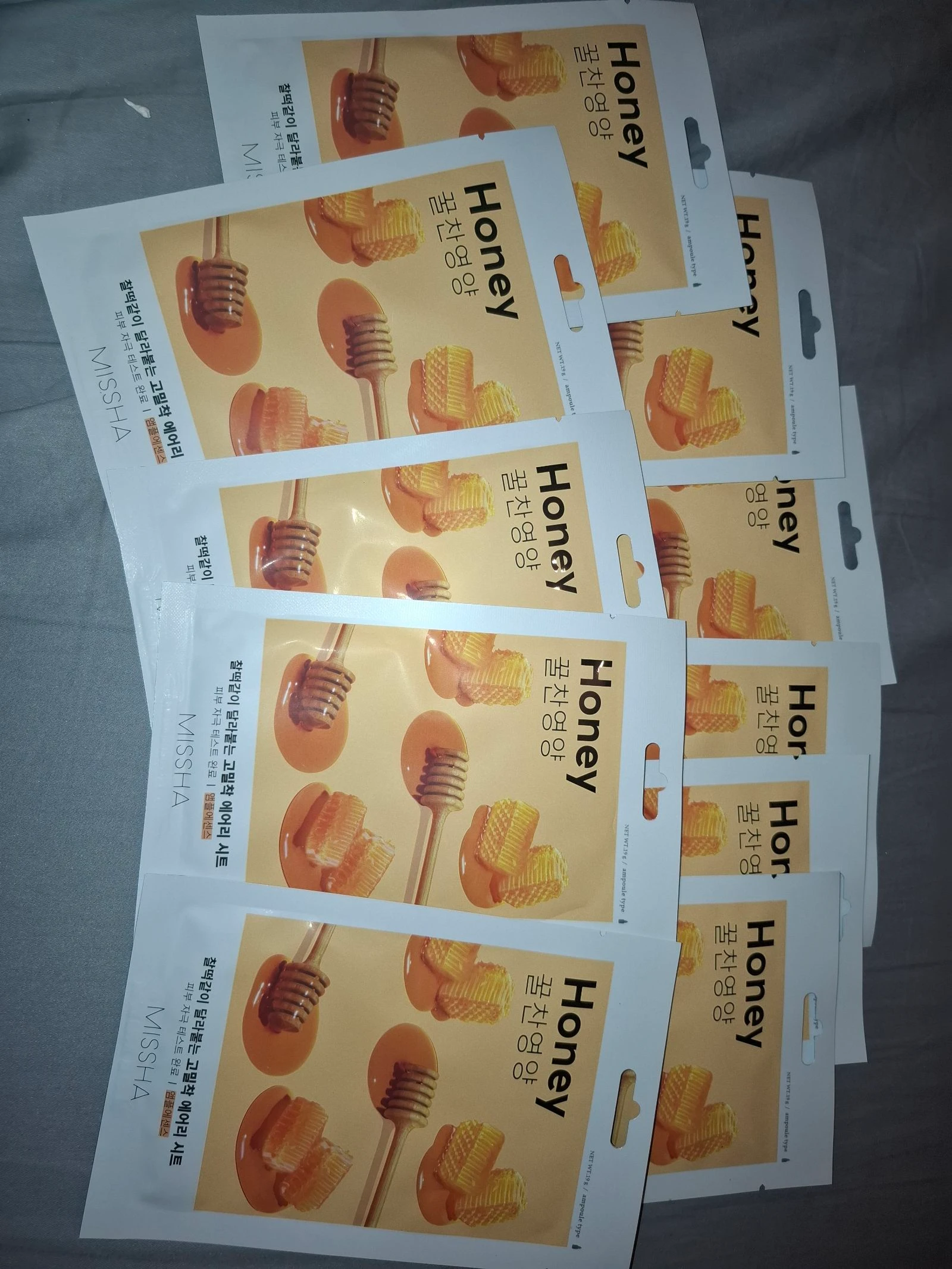 Lot de 10 masque Miel Missha